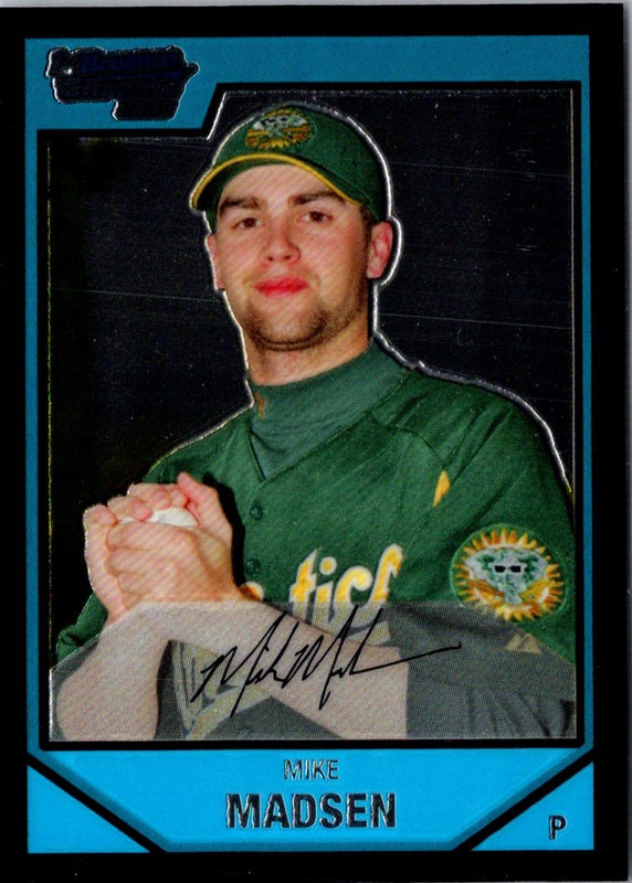 2007 Bowman Chrome Prospects Mike Madsen #BC89