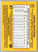 1986 Donruss Darrell Evans