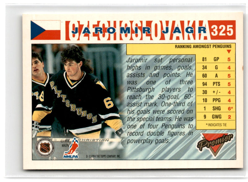 1993 O-Pee-Chee Premier Jaromir Jagr