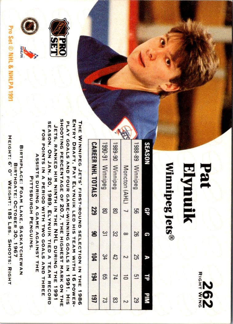 1991 Pro Set Pat Elynuik