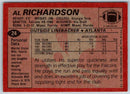 1983 Topps Al Richardson