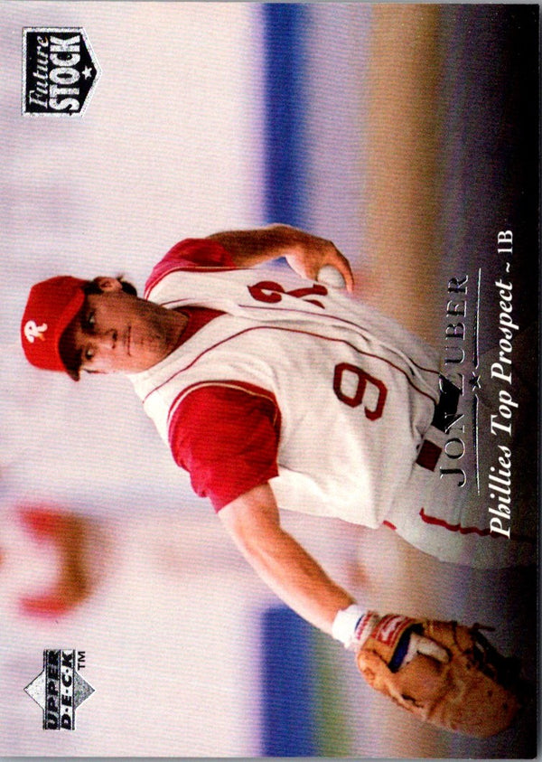 1995 Upper Deck Minors Future Stock Jon Zuber #203