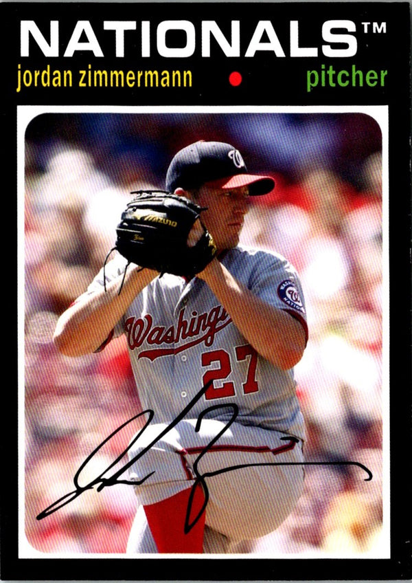 2012 Topps Archives Jordan Zimmermann #65