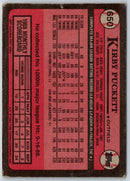 1987 Topps Kay-Bee Superstars of Baseball Kirby Puckett