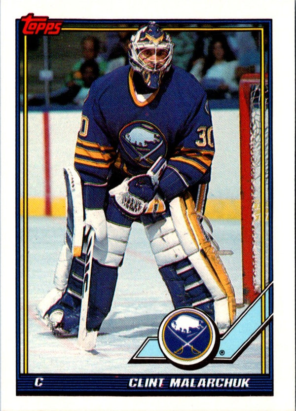 1991 Topps Clint Malarchuk #97