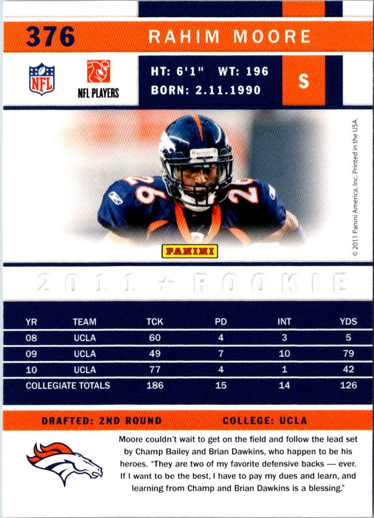 2011 Score Rahim Moore