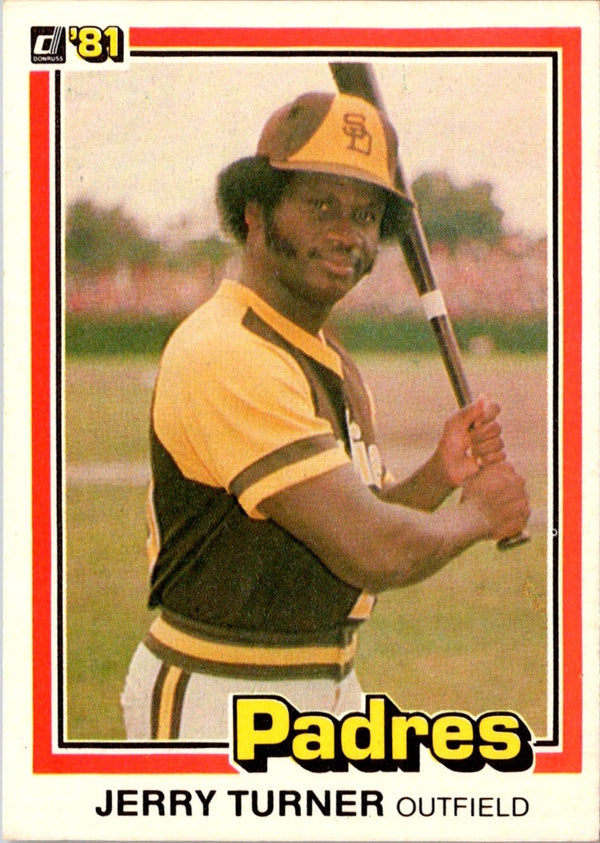 1981 Donruss Jerry Turner #244