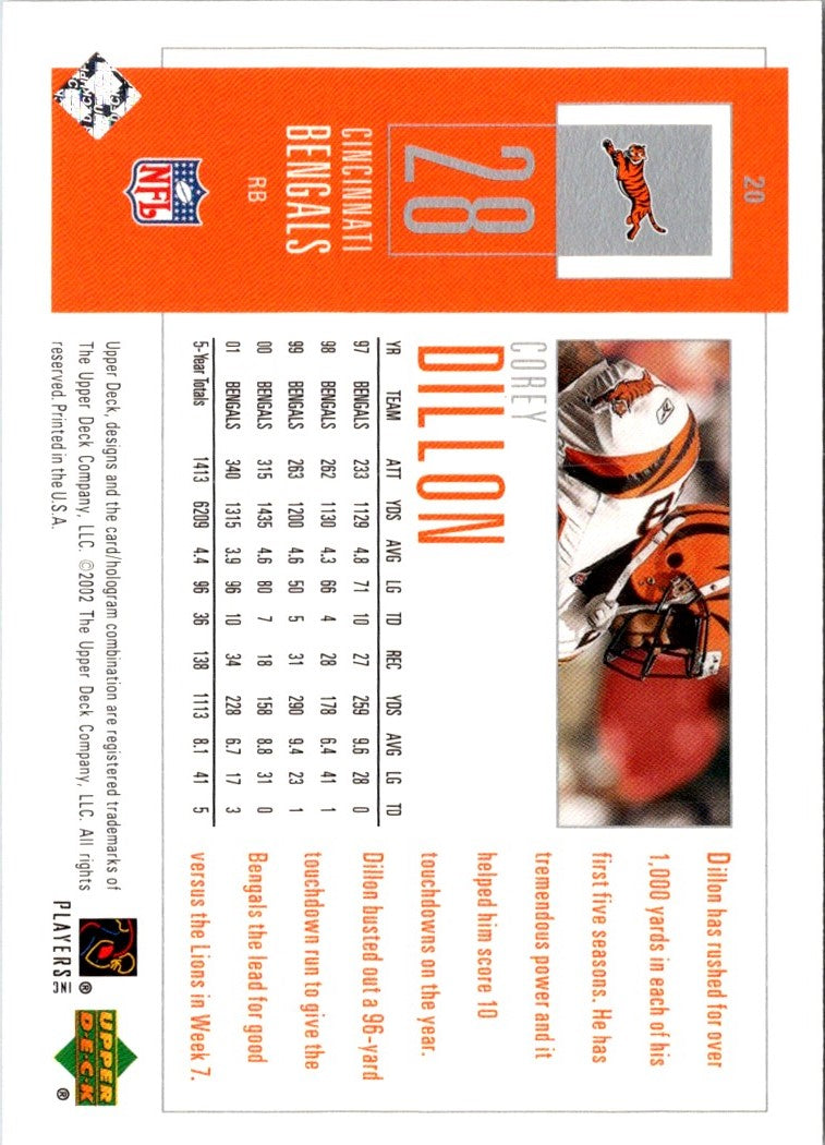 2004 Upper Deck Corey Dillon