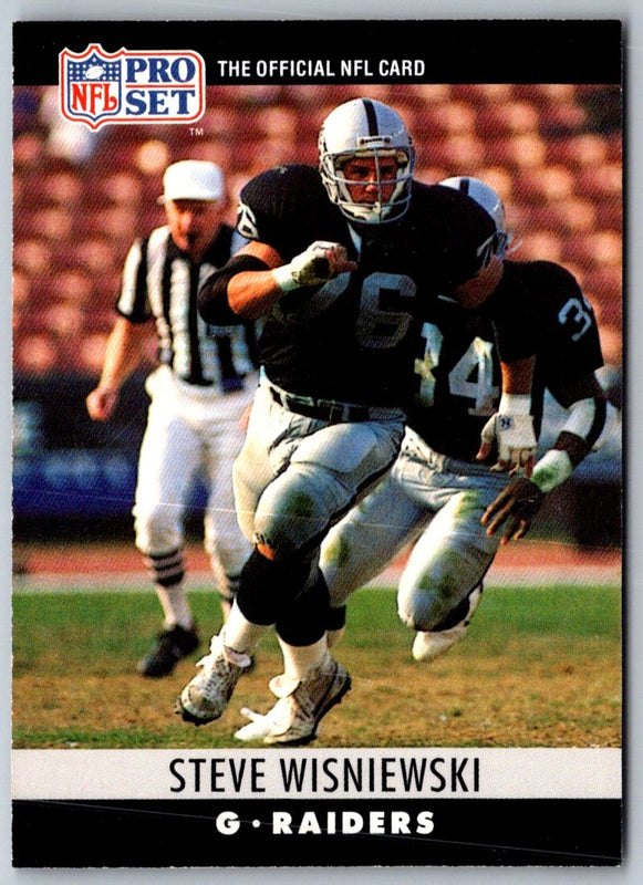 1990 Pro Set Steve Wisniewski #160