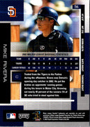 2003 Playoff Absolute Memorabilia Mike Rivera