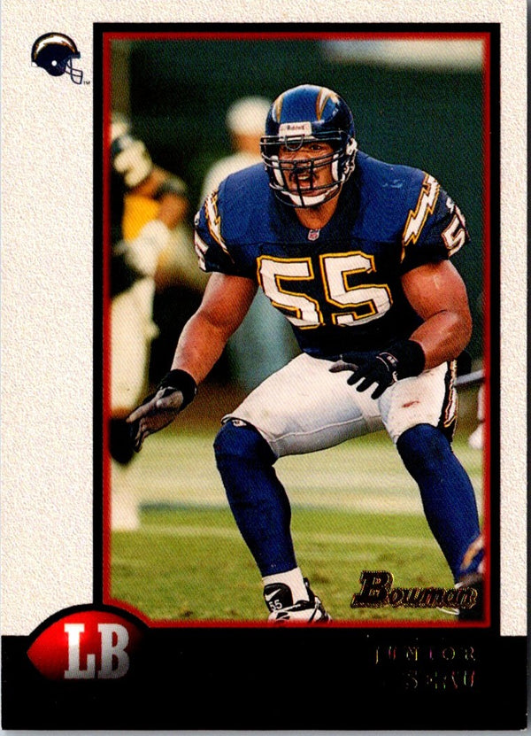 1998 Bowman Golden Anniversary Junior Seau #117 /50