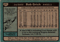 1980 Topps Bob Grich #621