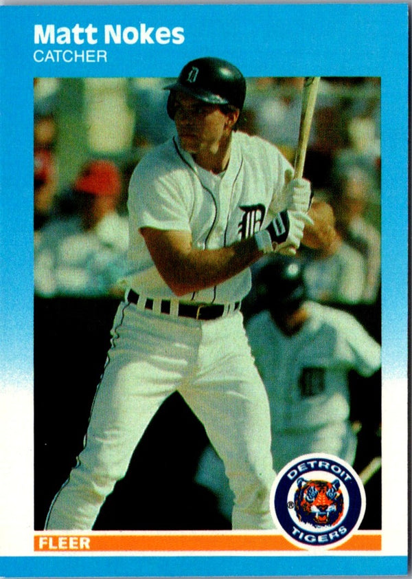 1987 Fleer Update Glossy Matt Nokes #U-90