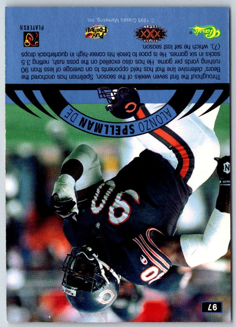 1996 Classic NFL Experience Alonzo Spellman