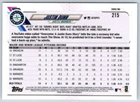 2021 Topps Justin Dunn #215