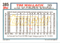 1992 Topps Gold Winners Tim Wallach #385
