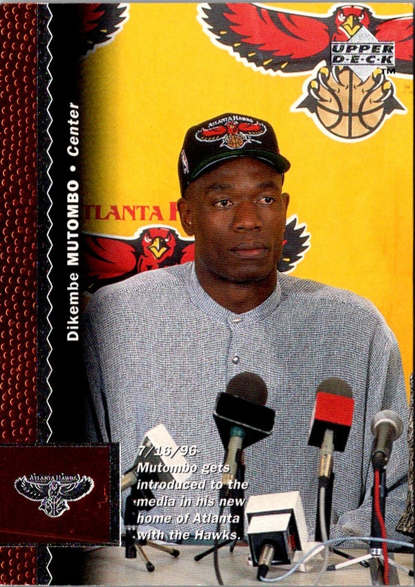 1996 Upper Deck Dikembe Mutombo #182