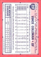 1991 Topps Traded Vince Coleman #23T
