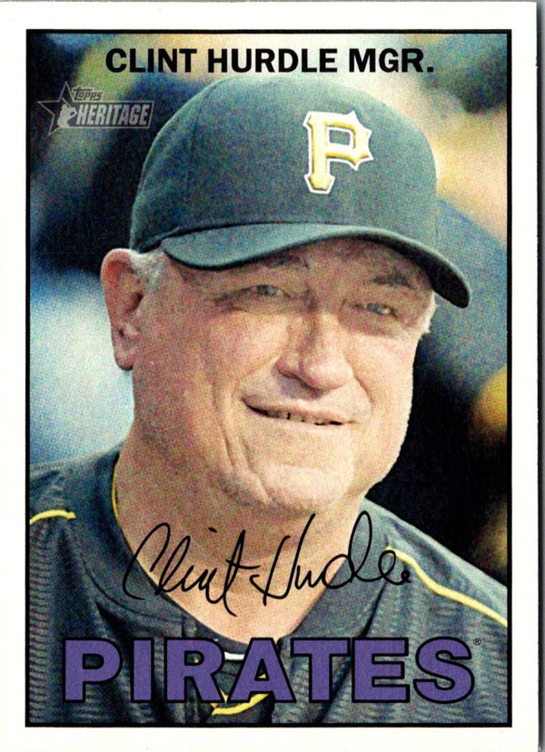 2016 Topps Heritage Clint Hurdle #273