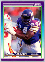 1990 Score Randall McDaniel #164