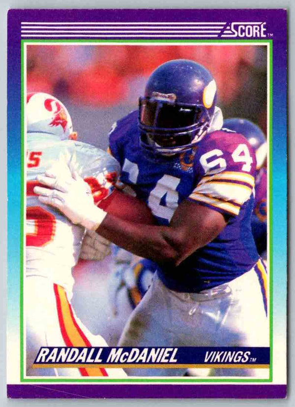 1990 Score Randall McDaniel #164