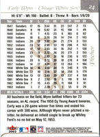 2003 Flair Greats Early Wynn #24