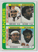 1978 Topps Morris Owens/Isaac Hagins/Mike Washington/Lee Roy Selmon