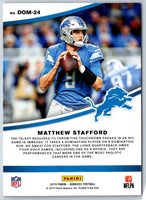 2018 Donruss Dominators Matthew Stafford #D-13