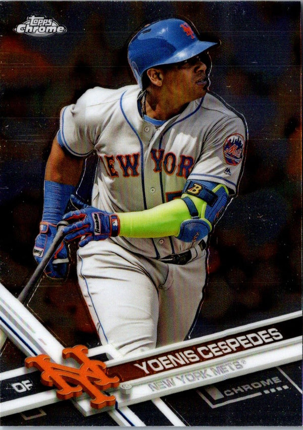 2017 Topps Chrome Yoenis Cespedes #21