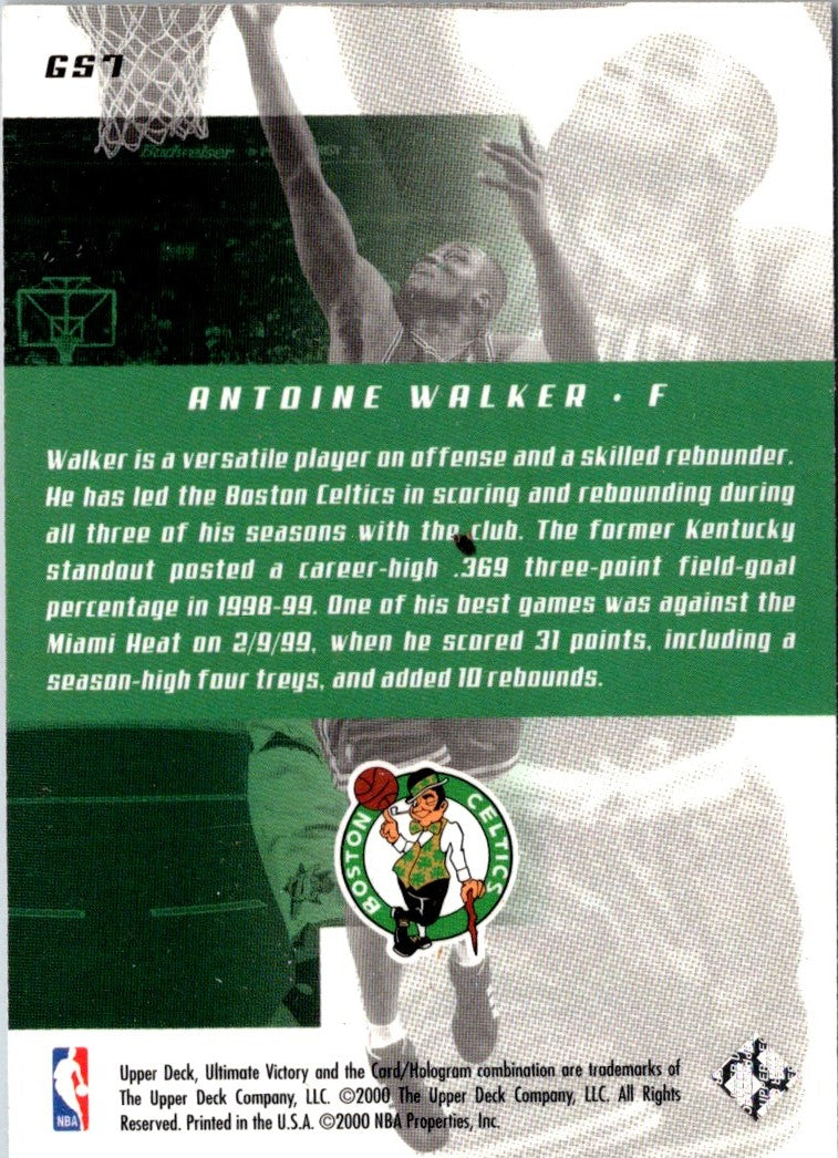 1999 Upper Deck Ultimate Victory Got Skills? Antoine Walker