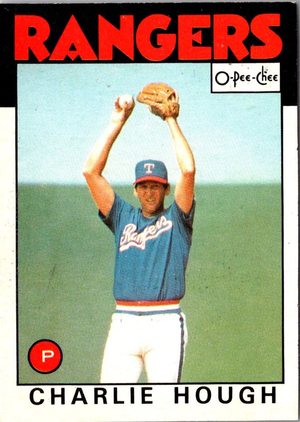 1986 O-Pee-Chee Charlie Hough #275