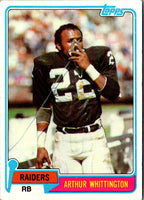 1981 Topps Arthur Whittington #161