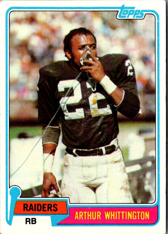 1981 Topps Arthur Whittington #161
