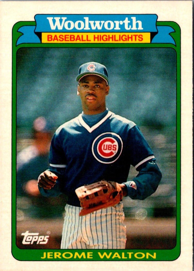 1990 Topps Woolworth Baseball Highlights Jerome Walton