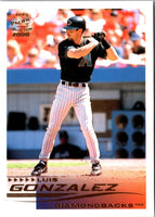 2000 Pacific Diamond Leaders Randy Johnson/Matt Williams/Luis Gonzalez #15