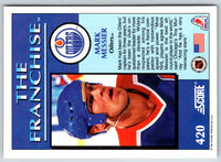 1991 Score American Mark Messier #420