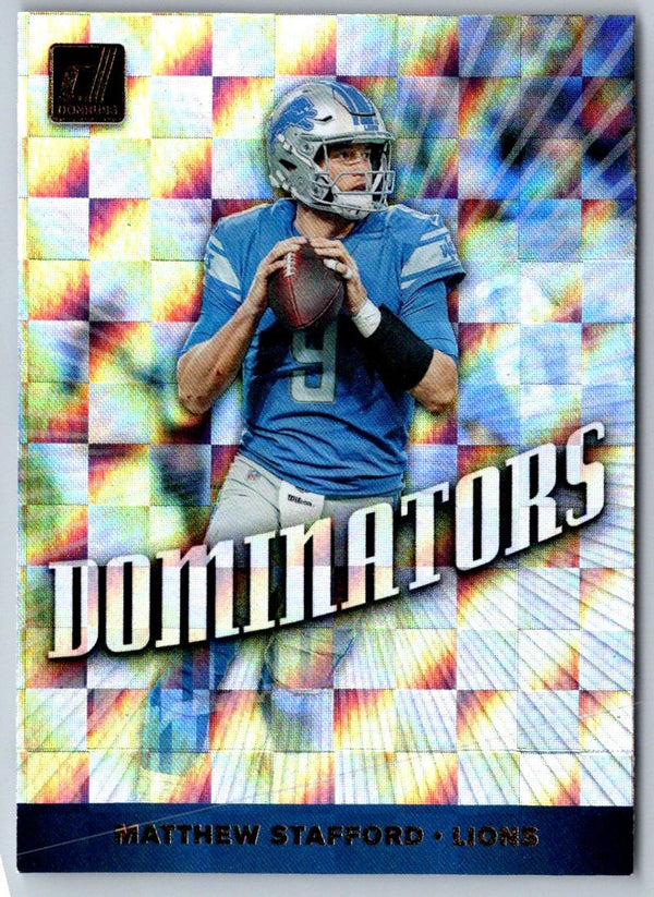 2018 Donruss Dominators Matthew Stafford #D-13