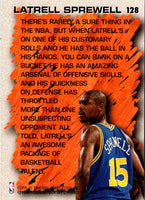 1996 Fleer Latrell Sprewell #128