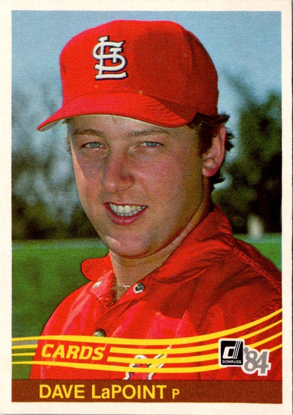 1984 Donruss Dave LaPoint #290