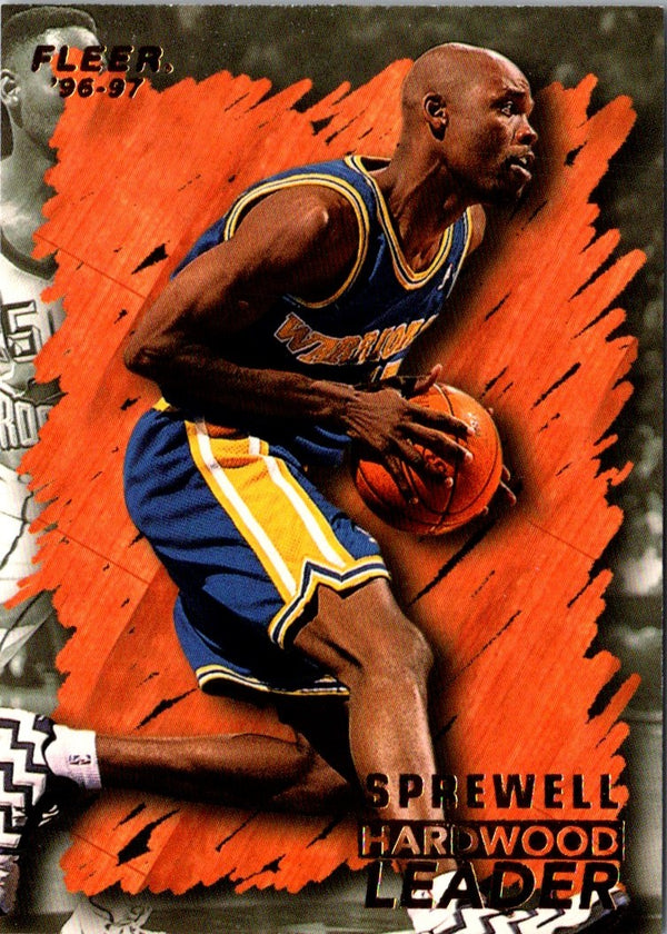 1996 Fleer Latrell Sprewell #128