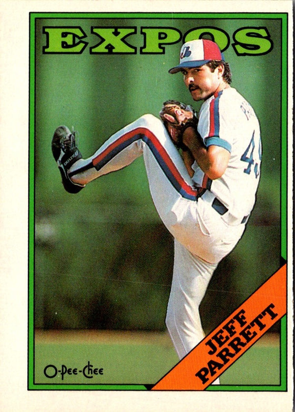 1988 O-Pee-Chee Jeff Parrett #144