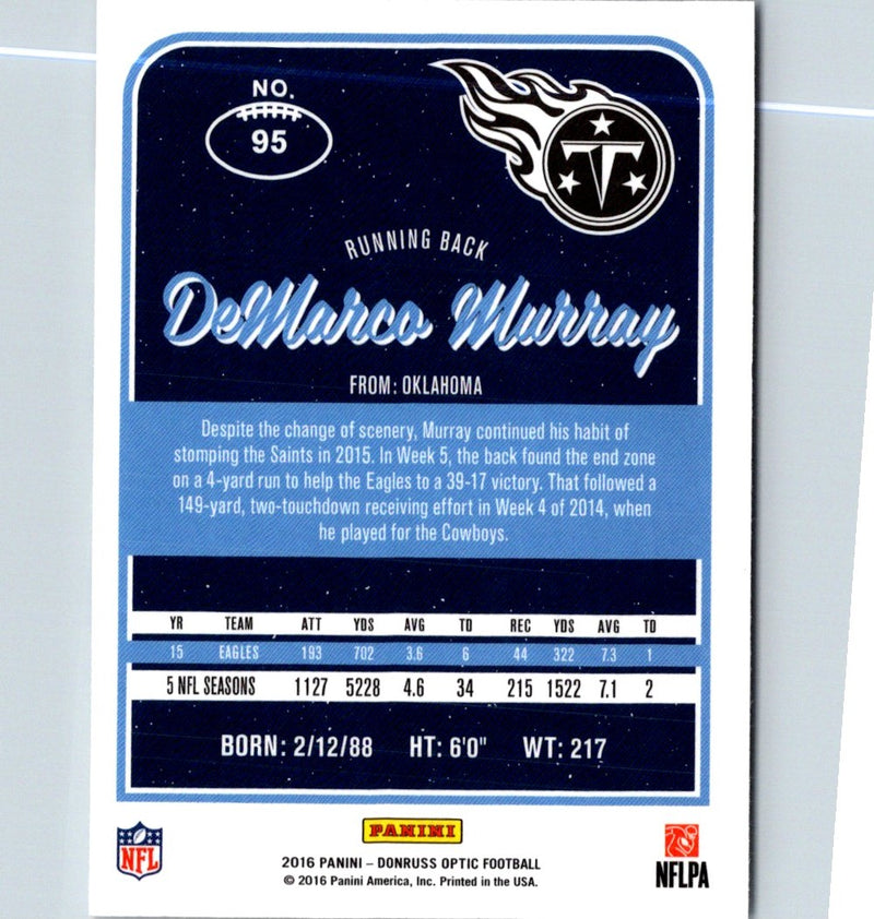 2016 Donruss Optic DeMarco Murray