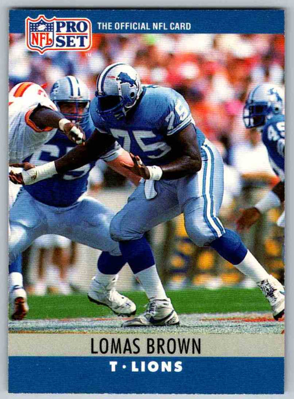 1990 Pro Set Lomas Brown #98