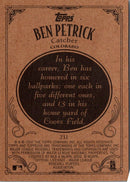 2002 Topps 206 Ben Petrick