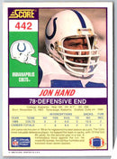 1990 Score Jon Hand