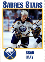 1993 NOCO Buffalo Sabres Brad May #NNO