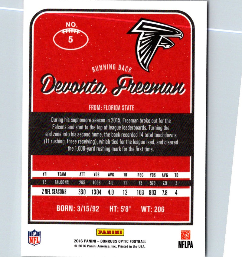 2016 Donruss Optic Devonta Freeman