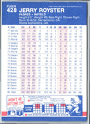 1987 Fleer Jerry Royster