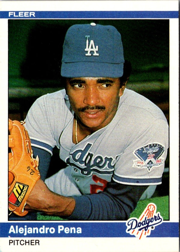 1984 Fleer Alejandro Pena #109 Rookie