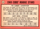 1969 Topps Cubs Rookies - Vic LaRose/Gary Ross